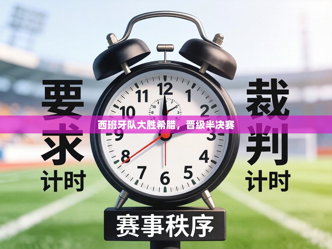 西班牙队大胜希腊,晋级半决赛 第1张