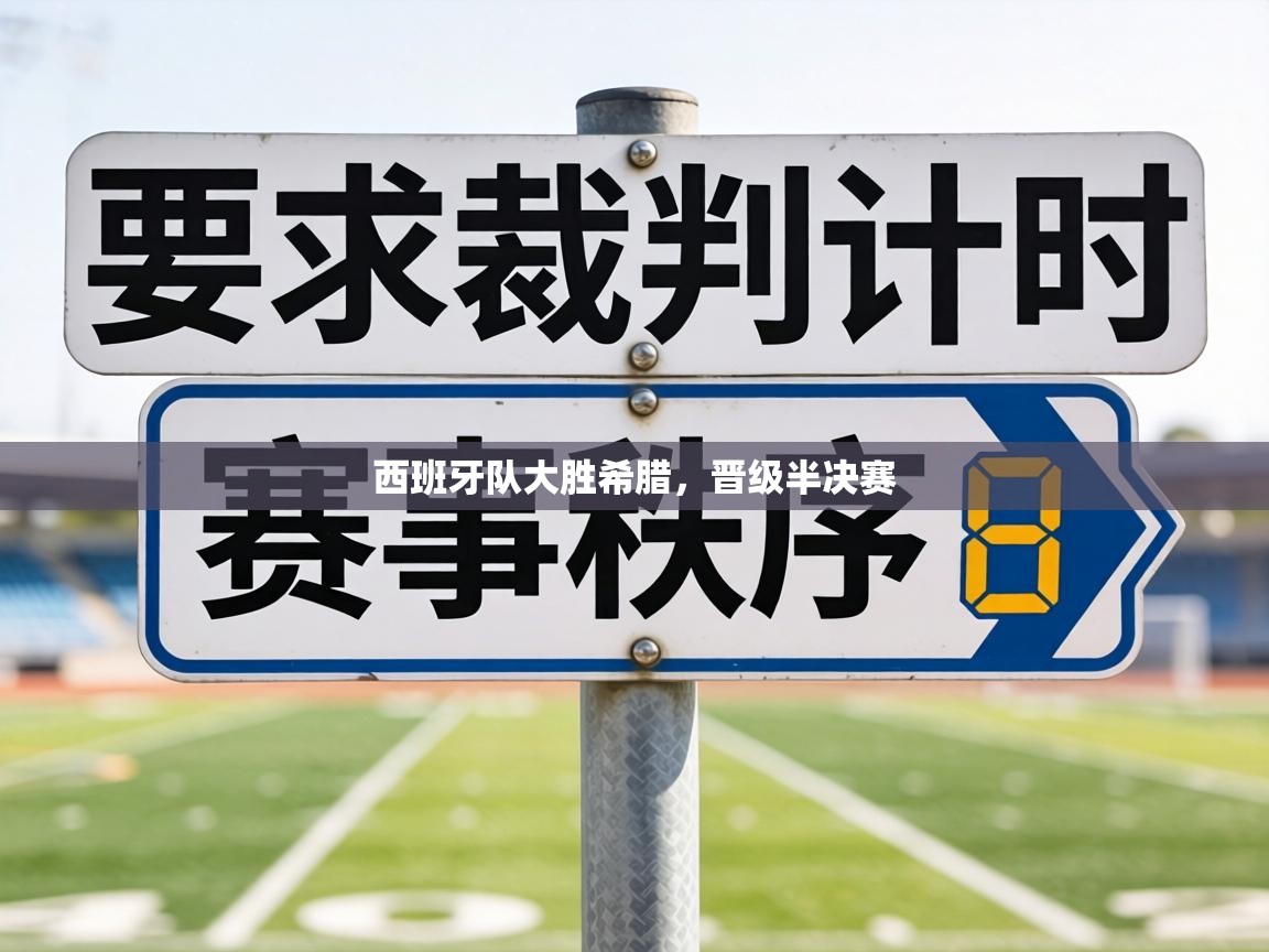 西班牙队大胜希腊,晋级半决赛 第2张